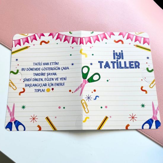 Makaslı Karne Kılıfı resmi