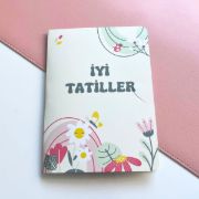 Çiçekli Karne Kılıfı resmi