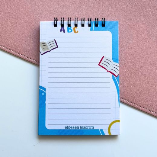Çocuklu Defter İsme Özel Karne Hediyesi resmi