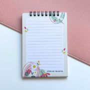 Çiçekli İsme Özel Defter ve Anahtarlık resmi