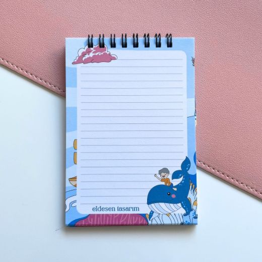 Balinalı İsme Özel Defter ve Anahtarlık resmi