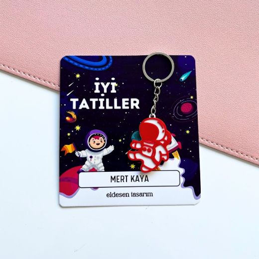 Astronot İsme Özel Karne Seti resmi