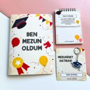 Mezuniyetli İsme Özel Karne Seti resmi