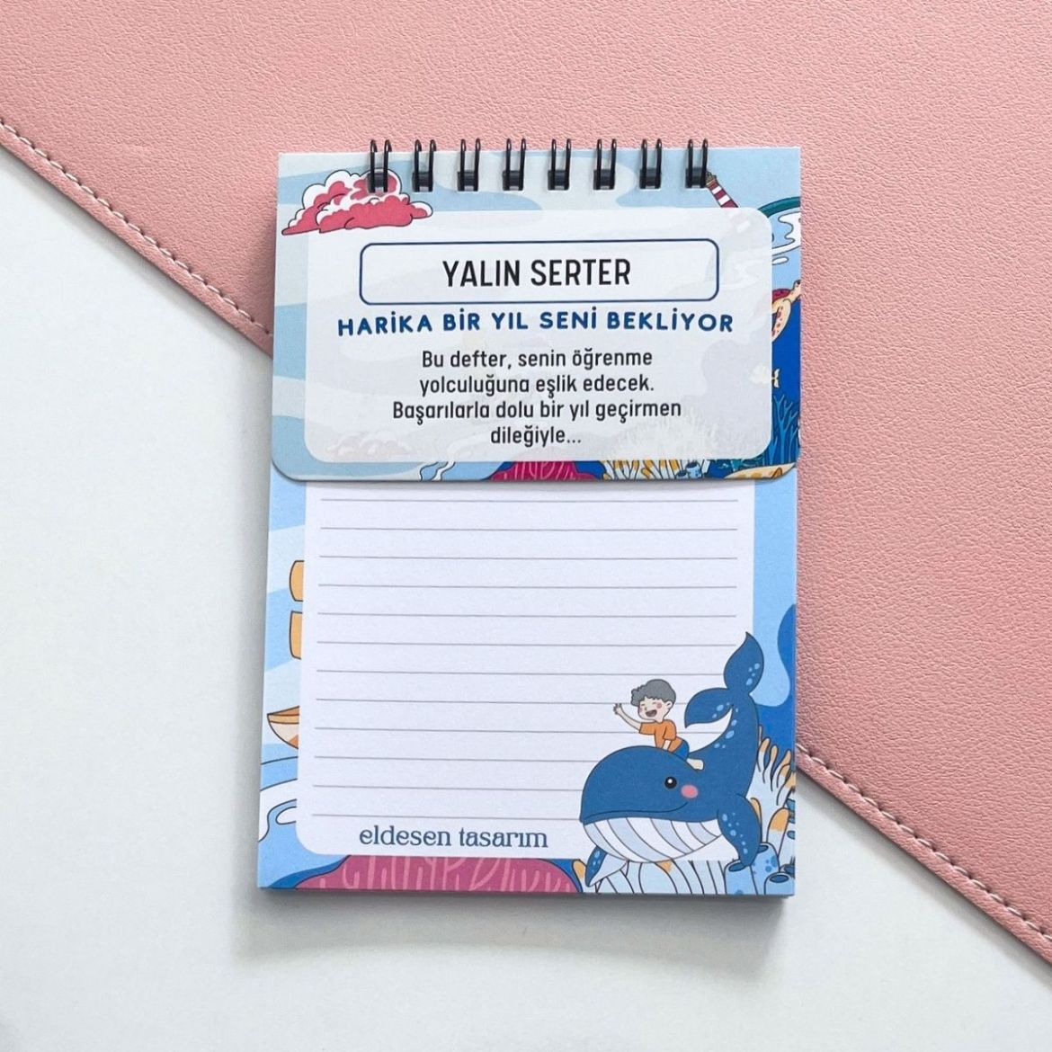 Balinalı İsme Özel Defter Okul Açılış Hediyesi resmi