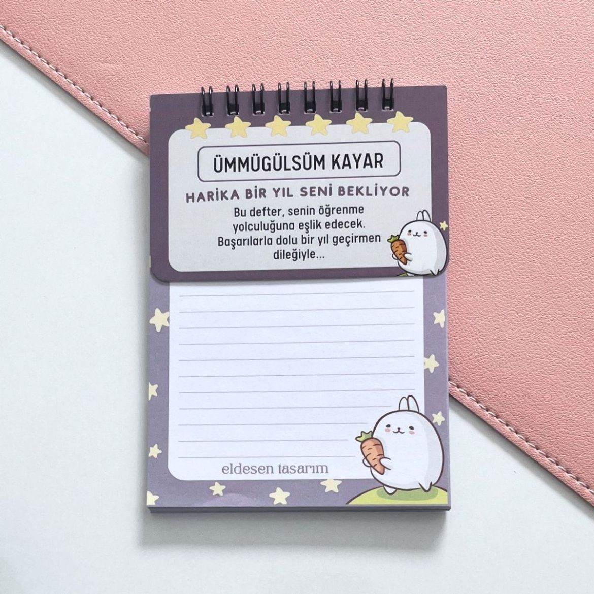 Tavşanlı İsme Özel Defter Okul Açılış Hediyesi resmi