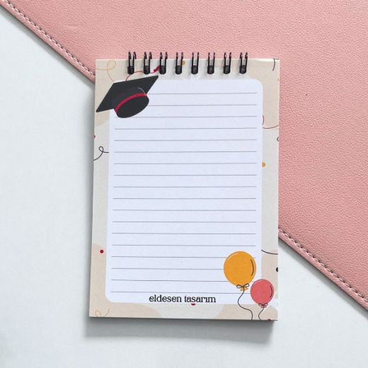 Mezuniyetli İsme Özel Defter Okul Açılış Hediyesi resmi