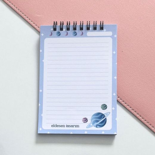 Gezegenli İsme Özel Defter Okul Açılış Hediyesi resmi