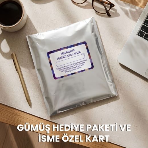 Pembe Çiçek 3'lü Planlama Seti / Öğretmen İsmine Özel resmi
